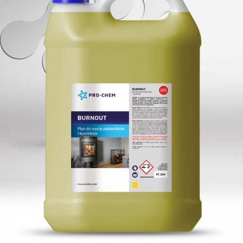 Рідина для миття поверхні печей та камінів BURNOUT